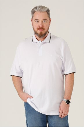 polo masculina plus size piquet branca se0105057 di0001 3