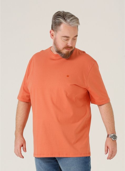 camiseta masculina plus size basica laranja se0305030 lr0035 2