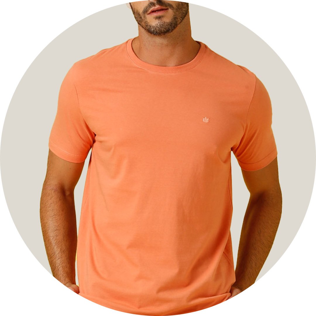 se0301298 lr0037 camiseta masculina basica seeder verao laranja