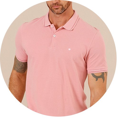 se0101788 rs0076 polo masculina piquet simples seeder rosa 5