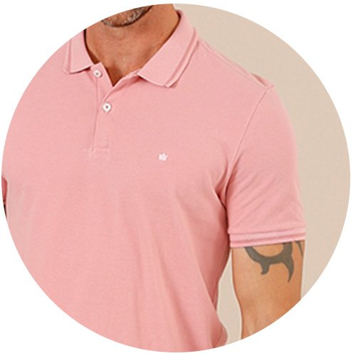 se0101788 rs0076 polo masculina piquet simples seeder rosa 6