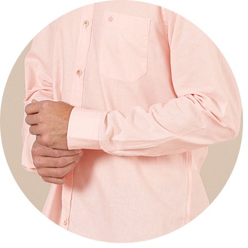 se1001012 rs0058 camisa social linho masculina seeder rosa