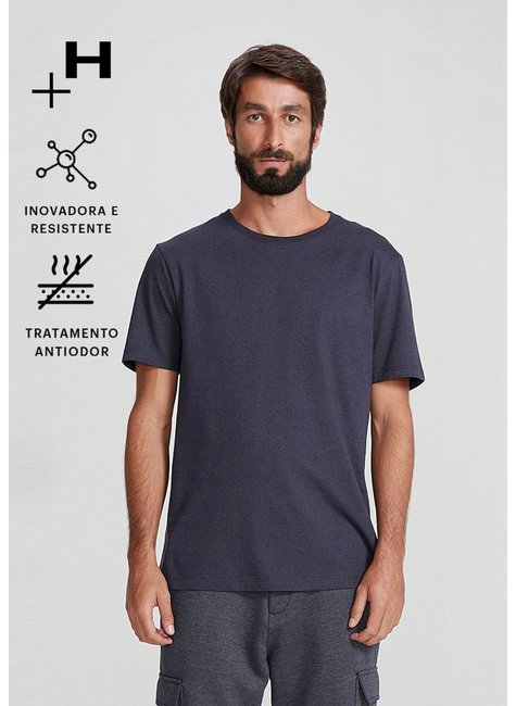 Tech T-Shirt Anti Odor Oversized Masculina - Preto