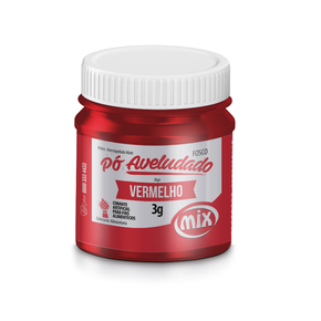 015202 po aveludado fosco mix 3g vermelho 7897011507481
