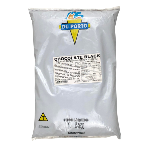 020229 po para sorvete du porto 1kg chocolate black 7896395109007