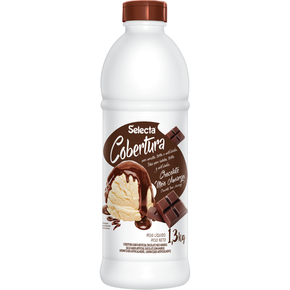 015726 cobertura para sorvete duas rodas 1 3kg chocolate meio amargo 7896411806927