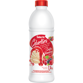 017251 cobertura para sorvete duas rodas 1 3kg frutas vermelhas 7896411810047