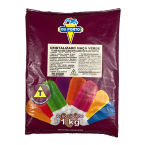011496 cristalizado du porto 1kg maca verde 7896395100240