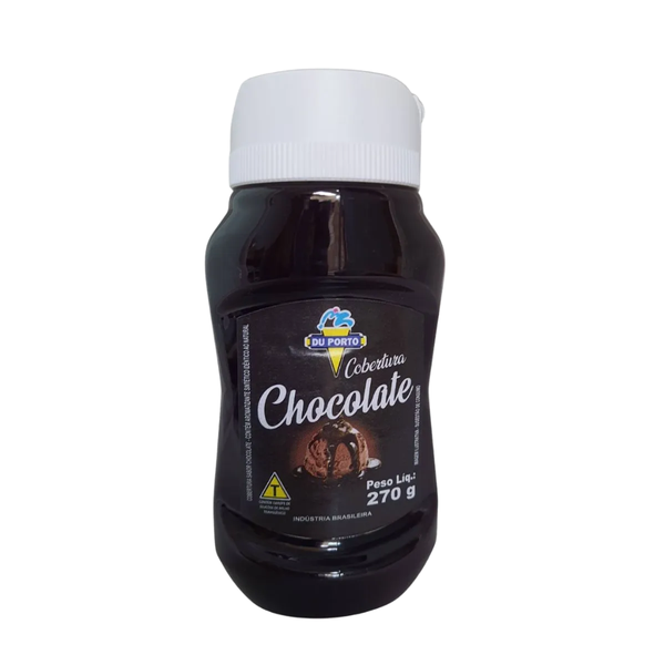 008836 cobertura para sorvete du porto 270g chocolate 7896395109700