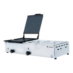 000313 prensa a gas com 2 molheiras p47m2 venancio 7893956006645