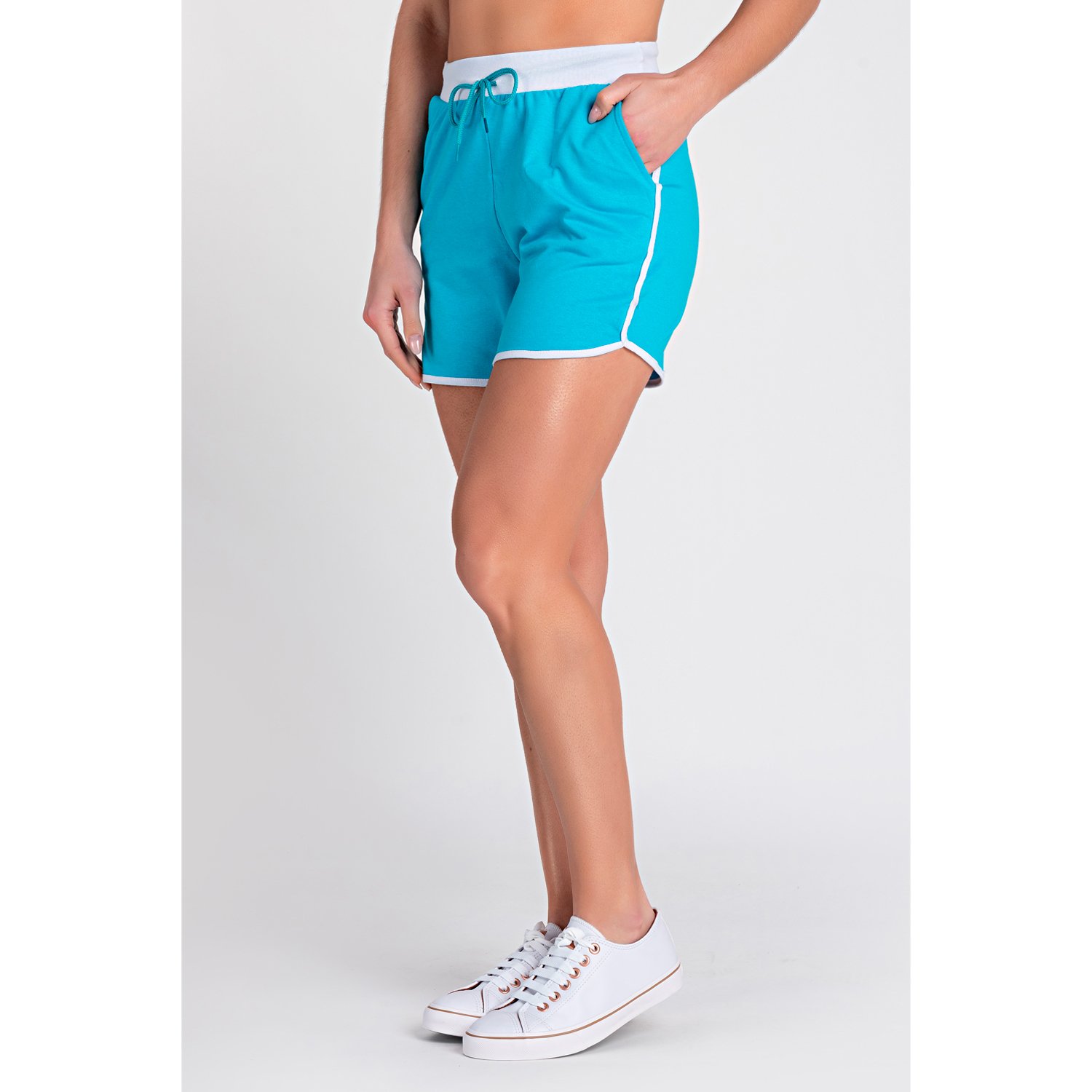 Short Deportivo TYR Della Hort Para Mujer - Color Azul