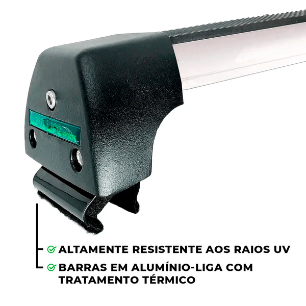 RACK DE TETO CRUZE HATCH/SEDAN 10/16 ALUMÍNIO LONG LIFE