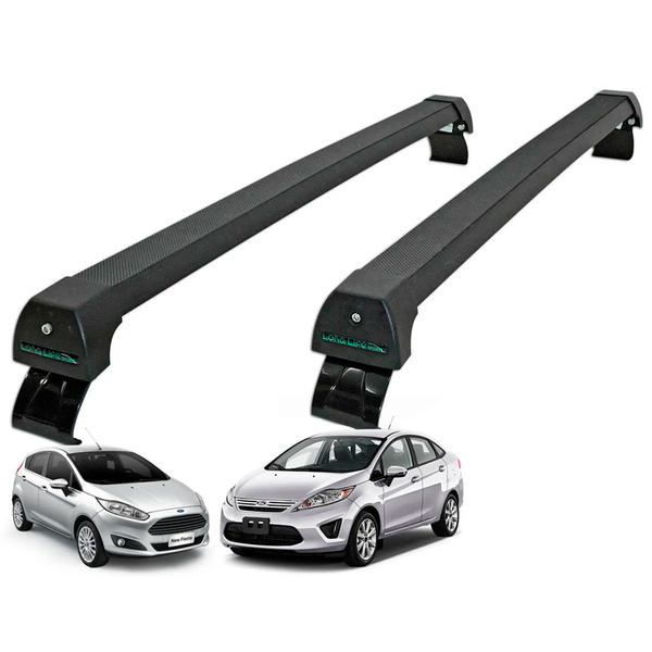 RACK DE TETO NEW FIESTA HATCH/SEDAN 11/19 PRETO LONG LIFE
