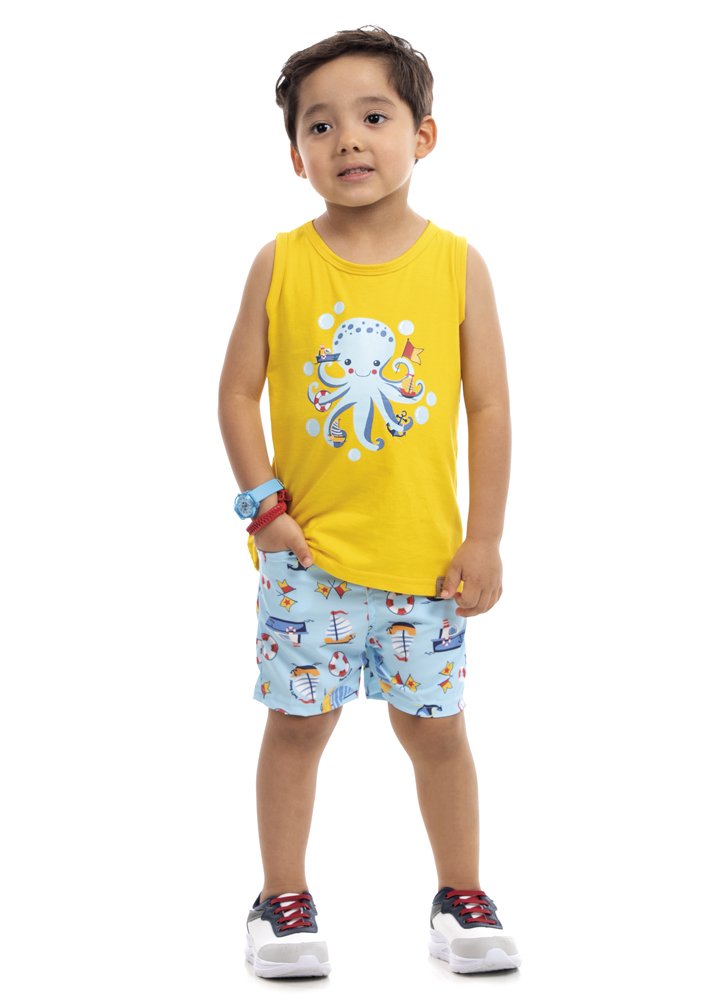 Conjunto de malha store infantil