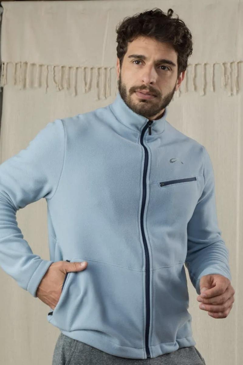 Casaco azul cheap claro masculino