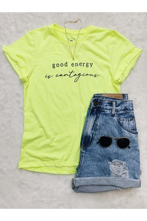 T-Shirt Amarelo Neon Energy