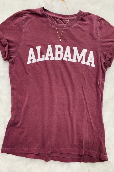 T-Shirt Bordô Estonada Alabama