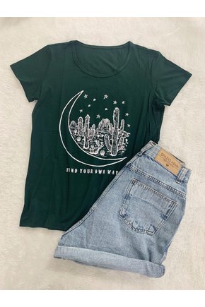 T-Shirt Verde Find Your Own Way