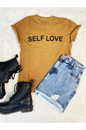 T-Shirt Estonada Caramelo Self Love