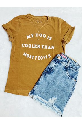 T-Shirt Estonada Caramelo My Dog