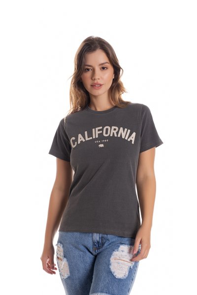 T-Shirt Chumbo Estonada California Urso