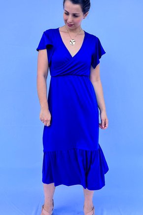 Vestido de amamentação regata com zíper