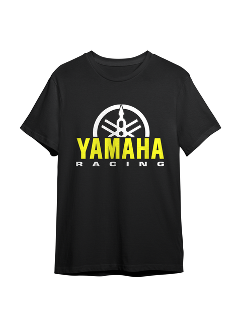 Camiseta T shirt Masculina Moto Yamaha Racing Fluo