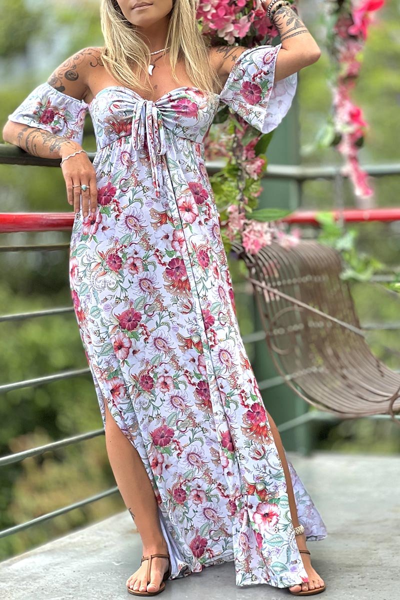 Vestido Longo Tomara que Caia Floral