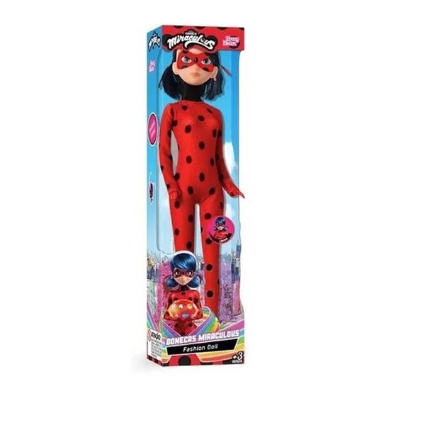 BONECO 55CM CAT NOIR MIRACOULOUS LADYBUG NOVABRINK - Compre Agora