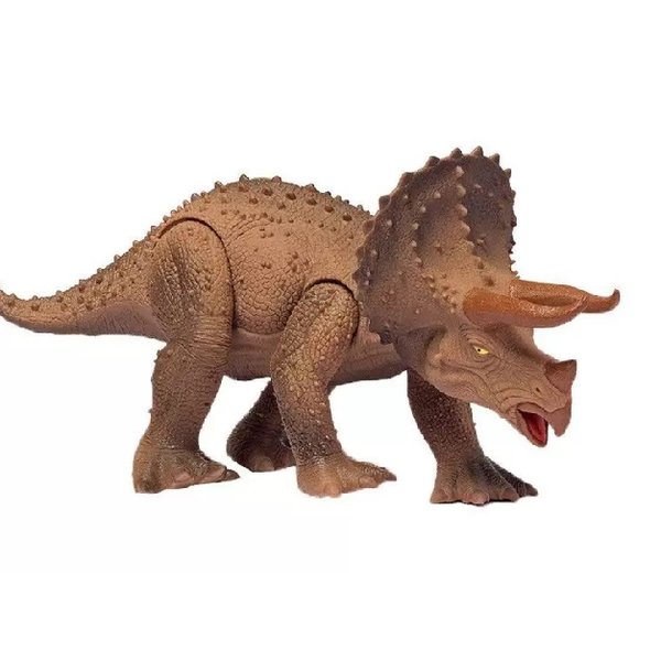 Dinossauro World Triceratops 45cm com Som - Cotiplás