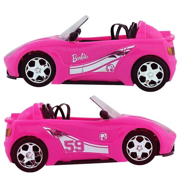 Carro da Barbie Deluxe Carro de Controle Remoto com Luzes 7
