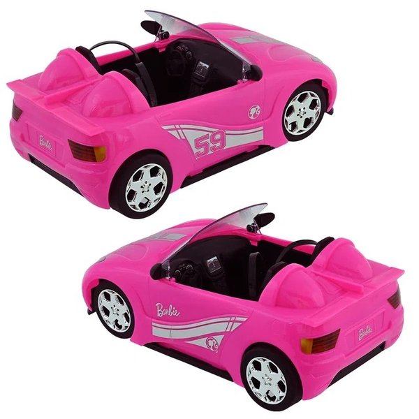 Carro controle remoto 7 funçoes Barbie style car Candide