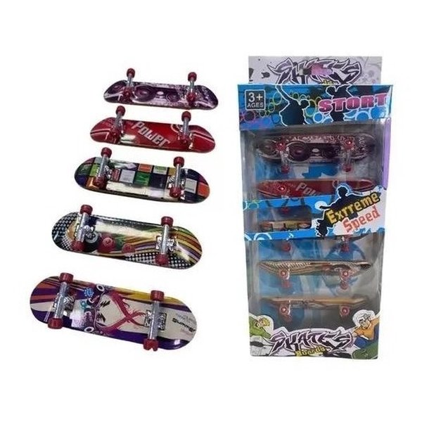 Conjuto 5 Skates de Dedo - Belinda Toys