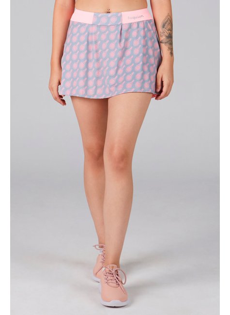 shorts saia feminino sets rosa chiclete