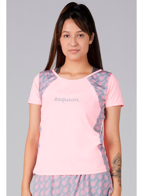 camiseta feminina poliamida sets rosa chiclete 1