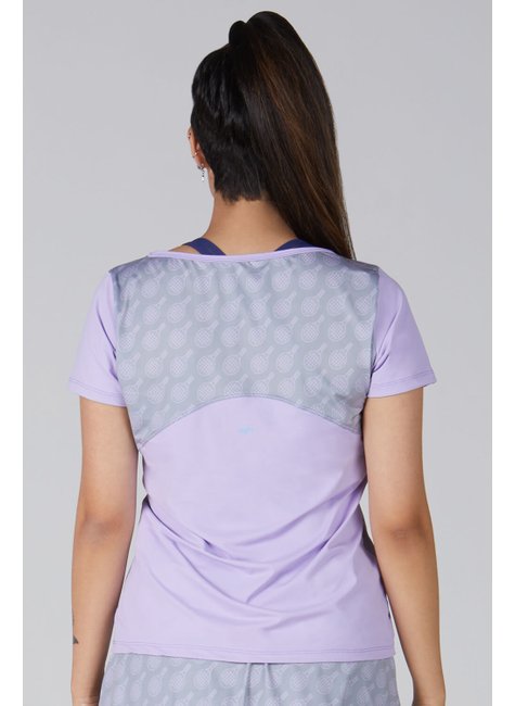 camiseta feminina poliamida sets lilas costas 1