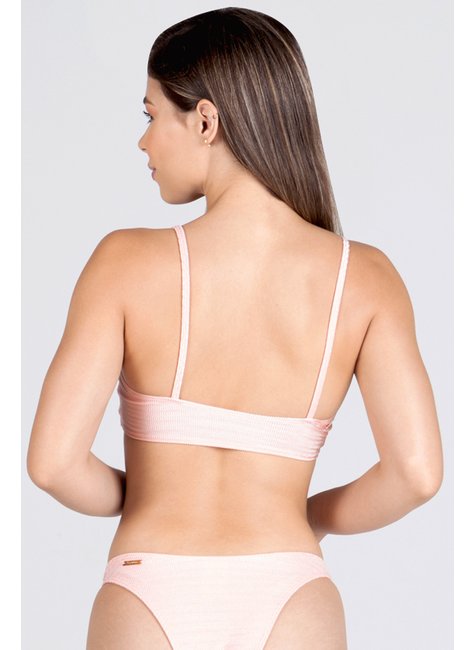 calcinha de biquini asa delta flora textura rosa bebe costas