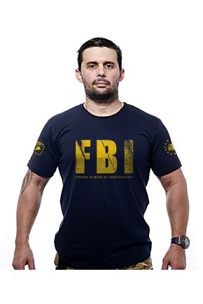 Camiseta FBI Federal Bureal Of Investigation