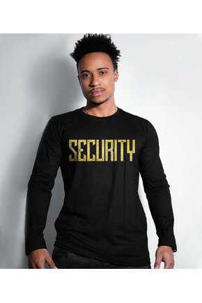 Camiseta Manga Longa Security Gold Line