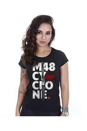 Camiseta Militar Baby Look Feminina GUFZ6 M48 Cyclone Knife