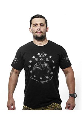 Camiseta Militar Concept Line Team Six Lifestyle tactical beard