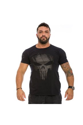 Camiseta Militar Dark Line Justiceiro Punisher