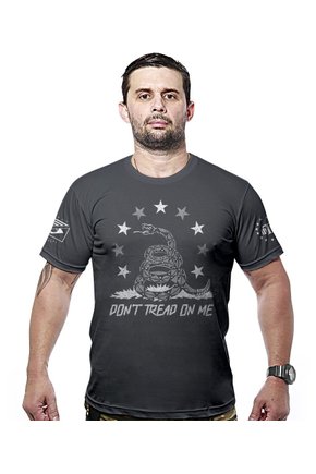 Camiseta Militar Don't Tread On Me Snake Hurricane Line