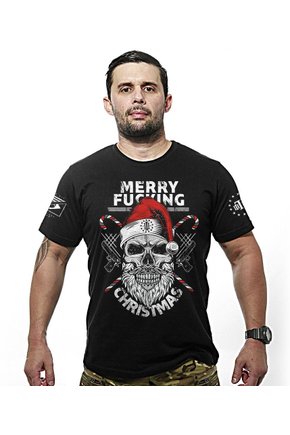 Camiseta Militar Merry Fucking Christmas