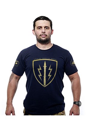 Camiseta Militar Gold Concept Line Team Six Tactical Flag Brasil