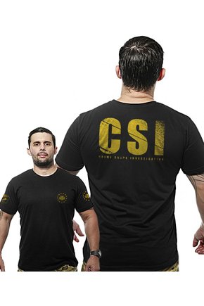 Camiseta Militar Wide Back CSI Crime Scene Investigation