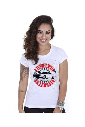 Camiseta Old Cars Baby Look Feminina Road Race