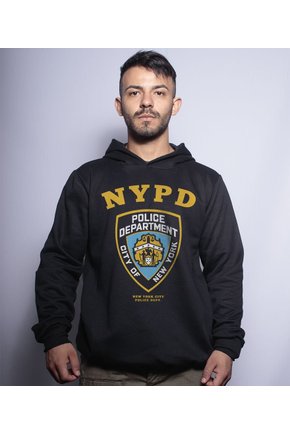 Casaco Militar Com Capuz Police NYPD