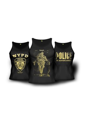 Kit 3 Regatas Militares NYPD