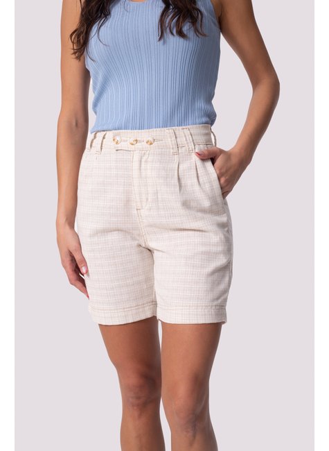 Jadri Linen Shorts - Natural